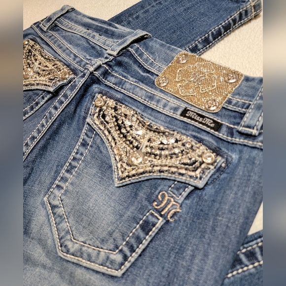 Miss Me Mid Rise Easy Skinny Jean Size 26 - Picture 4 of 7